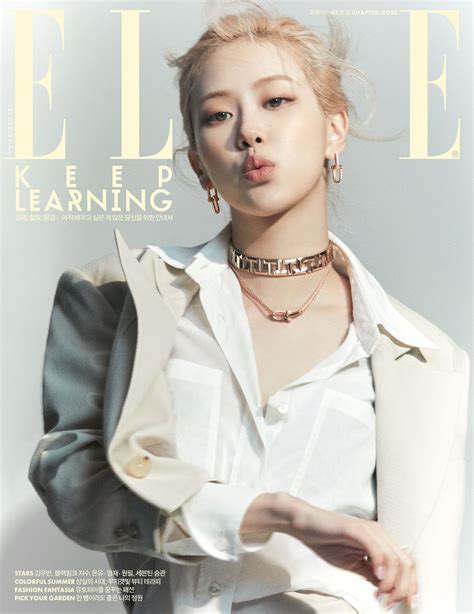 Elle Magazine June 2021 Blackpink Rose Cover C Ver In 2021 Blackpink Rose Rosé Elle Korea