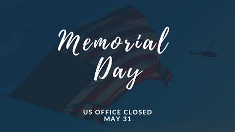 Us Office Closed Memorial Day May 31 2021 Eone Solutions
