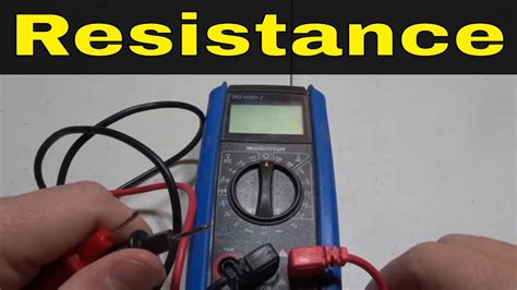 How To Measure Resistance With A Multimeter Tutorial Youtube