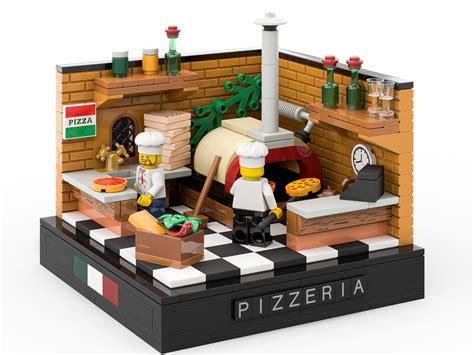 New Lego Pizza Chef With Brick Oven Minifig Lot Food Minifigure Cook Kitchen