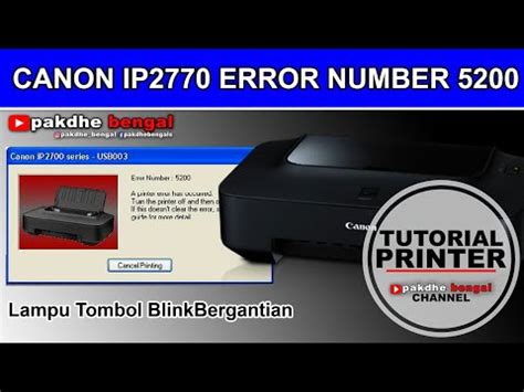 Buka cover printer kemudian geser posisi cartridge ketengah jika posisinya belum ditengah. Cara Memperbaiki Printer Canon Ip2770 Lampu Kedap Kedip ...