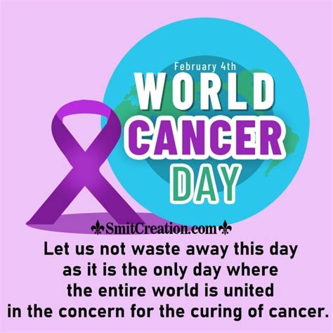 Th February World Cancer Day Picture Message Smitcreation Com