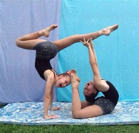 Gymnastics Poses Gymnastics Stunts Person Acro Stunts