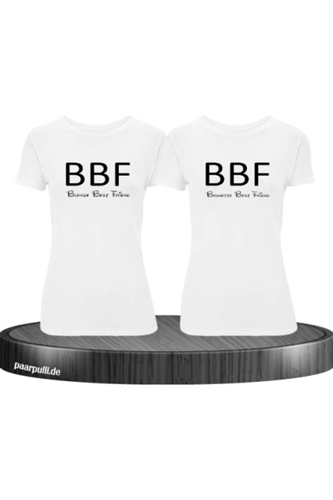 Bbf T Shirt Set Für Best Friends Brunette And Blonde