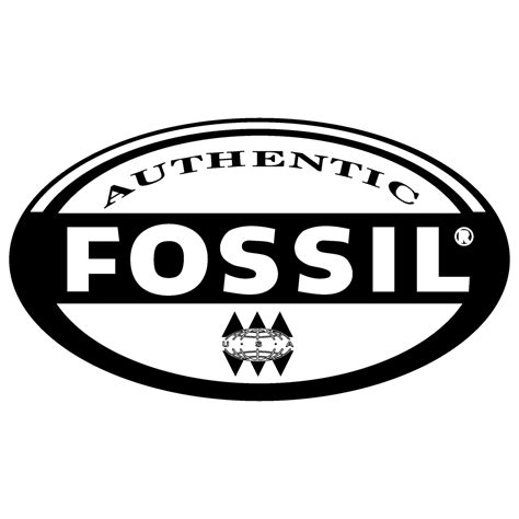 Fossil Logo Black and White – Brands Logos gambar png