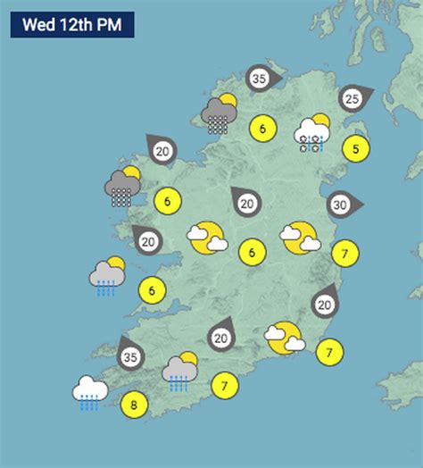 Irish Weather Forecast Met Eireann Warns Of More Snow As Temperatures To Plunge To 3c Irish