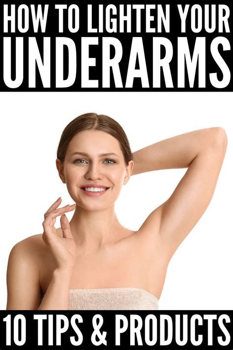 How To Get Rid Of Dark Armpits 10 Armpit Lightening Tips And Products Dark Armpits Lighten