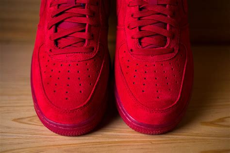 You Can Buy The Red Suede Nike Air Force 1 Low Now