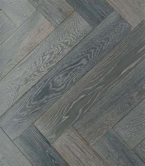 Bespoke Pebble Grey Oak Engineered Parquet Wood Flooring 15mm X 120mm