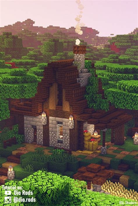 Create Your Dream Minecraft Starter House In The Roofed Forest Biome