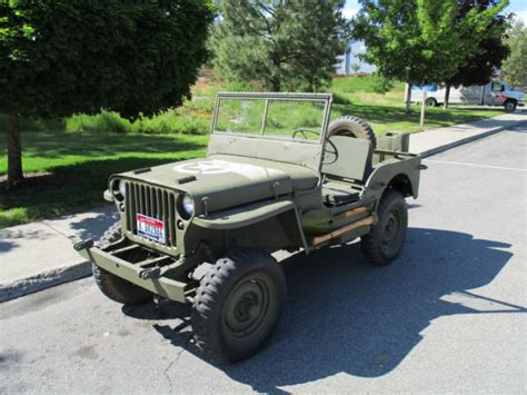 1943 Willys Mb Jeep Flat Fender For Sale Photos Technical