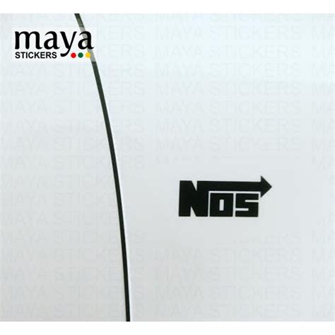 Nos Logo Sticker Buy Online Pair Of 2 Stickers In Custom Colors