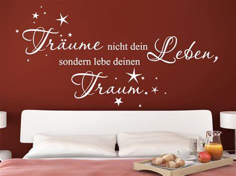 525 x 400 jpg pixel. Dekoratives Wandtattoo Träume nicht ... von Wandtattoo.net
