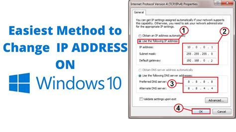 How To Change IP Address On Windows YouTube