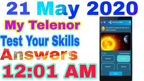 My Telenor 21 May My Telenor Questions Today Test Your Skills