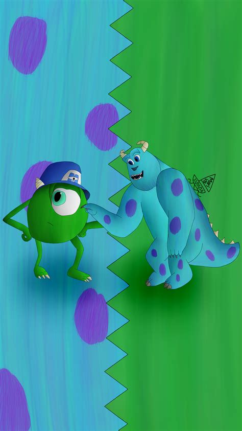 Mike And Sulley By Marivb On Deviantart