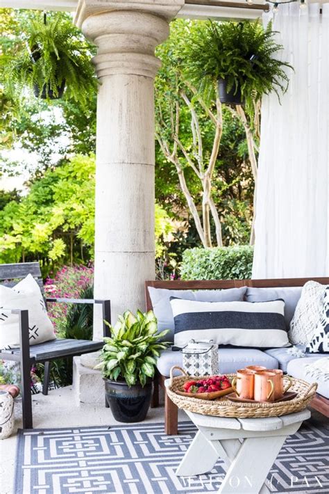 Summer Porch Decor Ideas Ferns And Succulents Maison De Pax