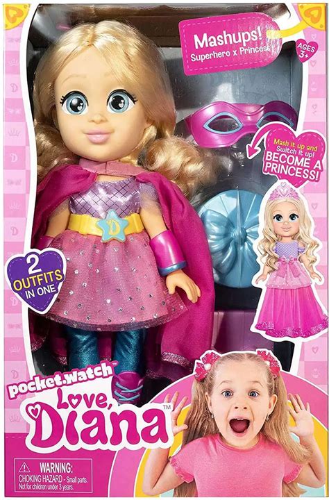 Love Diana Mashups Superhero X Princess 13 Doll Headstart Toywiz