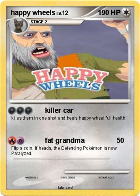 Pokémon Happy Wheels 28 28 Killer Car My Pokemon Card