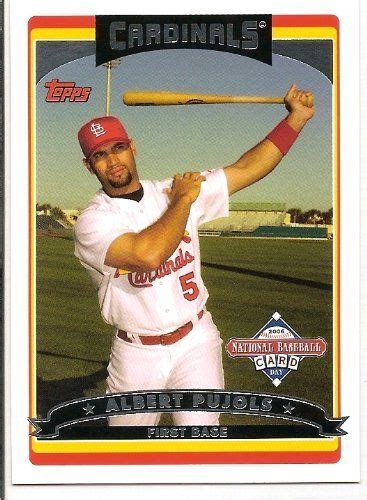 2006 Topps National Baseball Card Day 6 Albert Pujols St Louis