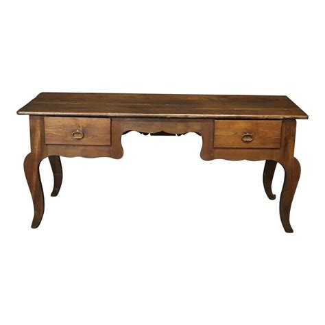 Early 1800s French Provincial Country Walnut Writing Desk Chairish