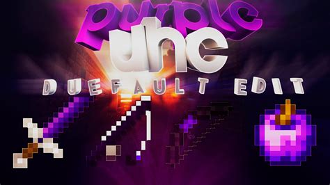 Review Texture Pack Pvp Minecraft Purple Uhc Default Edit Youtube