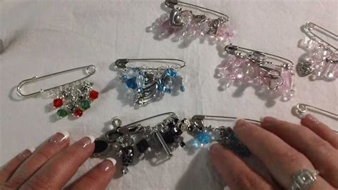 Safety Pin Brooch Lots Of Them I Am Addicted Youtube