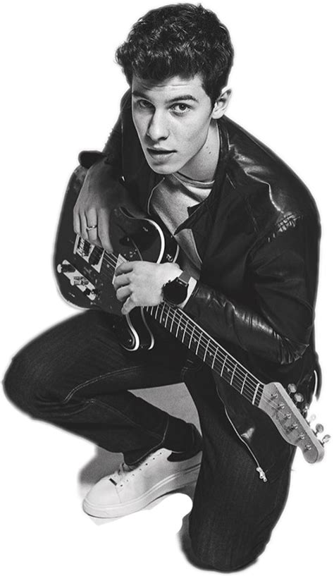 Download Hd Shawn Mendes Pic Black And White Transparent Png Image