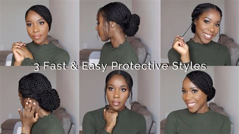 Quick And Easy Protective Hairstyles Hairstyle Guides