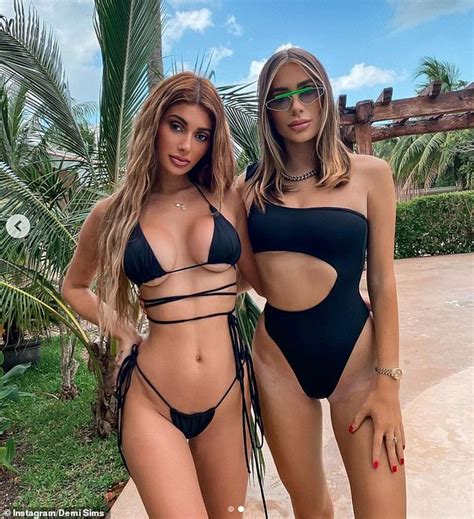 Towie S Demi Sims And Girlfriend Francesca Farago Pose For Valentine S
