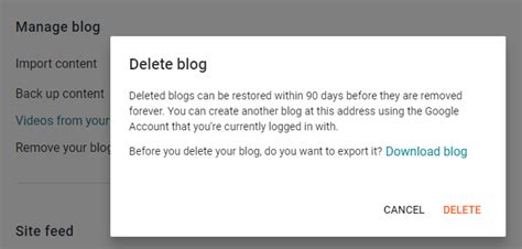 How To Delete A Blog Permanently In Blogger Geeksforgeeks