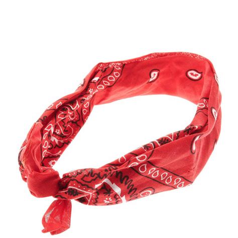 Red Bandana Square Claires