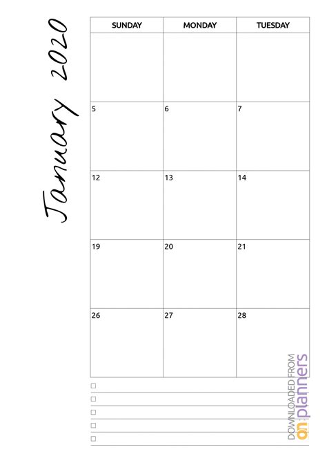 Printable Blank Monthly Calendar 2 Pages Calendar Template Printable