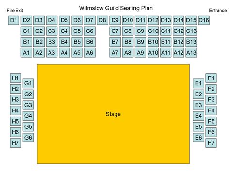 Argyle Theatre Seating Chart