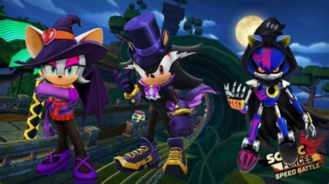 Sonic Forces Mobile Phantom Fête Witch Rouge Vampire Shadow And Reaper
