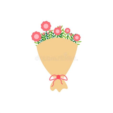 Valentines Flower Bouquet Stock Vector Illustration Of Brand 268807364