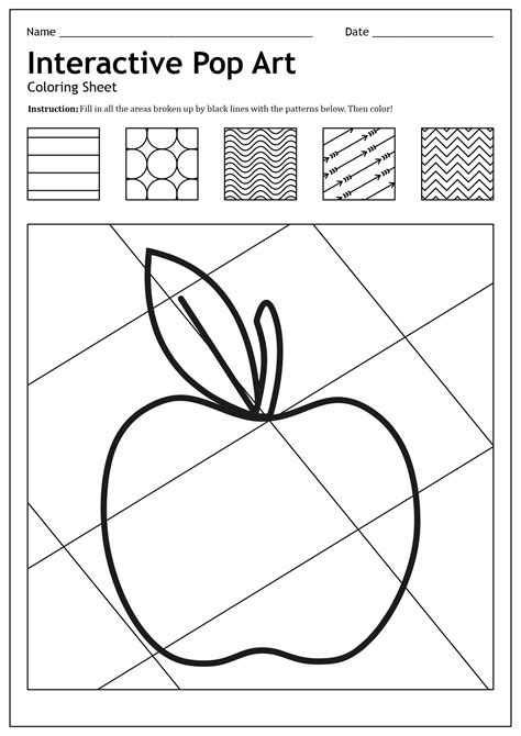 Free Printable Pop Art Coloring Pages Coloring Pages