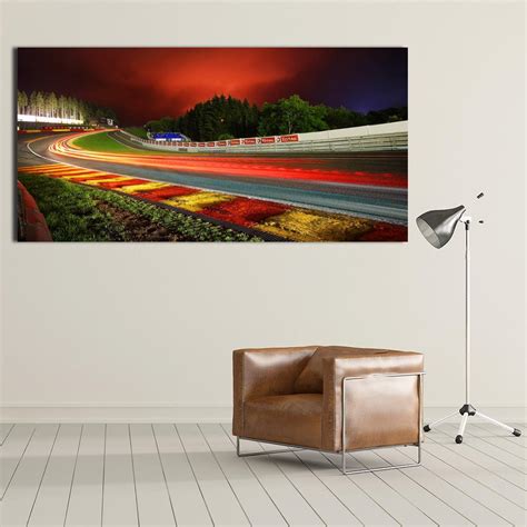 Canvas Printed Pictures Wall Art Painting Nurburgring Rally Road Home