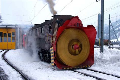 The Rhätische Bahn Steam Snowblower 2009