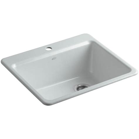 Maybe you would like to learn more about one of these? KOHLER Riverby Drop-In Cast-Iron 25 in. 1-Hole Single Bowl ...