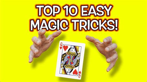 Top 10 Easy Magic Tricks You Can Do Now How To Do Tricks Revealed