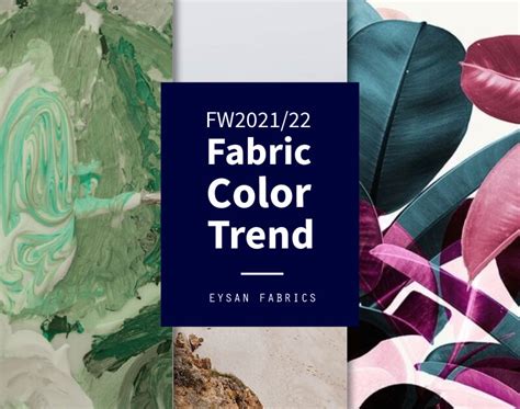 Sport Fabric Color Trend Fall Winter 2021 2022 Eysan Fabrics