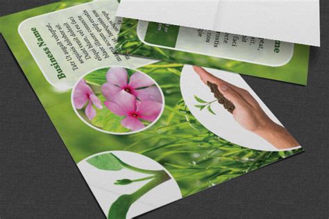 Choose from 12 printable design templates, like indesign flyer posters, flyers, mockups, invitation cards, business cards, brochure,etc. A5 Landscaping Flyer InDesign Template