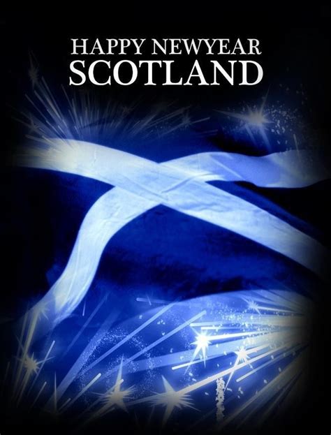 Happy New Year Scotland Schottland
