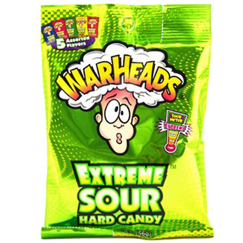 Warheads Extreme Sour Hard Candy Pouch 56 G Grocery