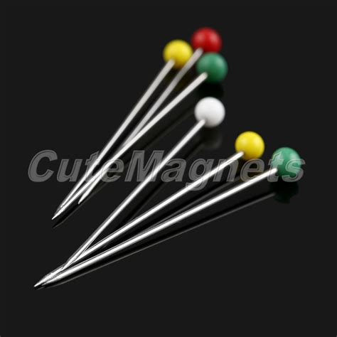 Colorized Dressmaking Sewing Pins Pearl Head Pins Pearl Corsage Tool