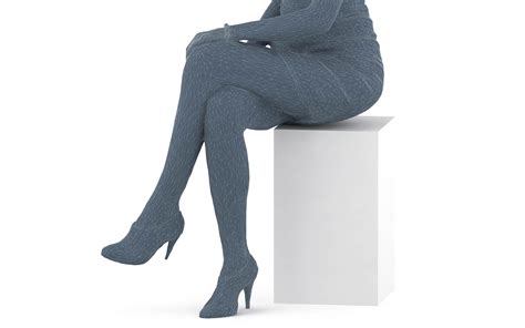 Sitting Woman Free 3d Model Scanned 3d Models Renderbot