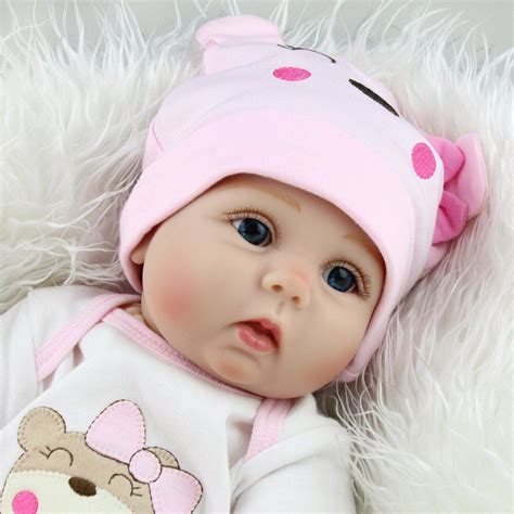 Lifelike Newborn Dolls Realistic Silicone Vinyl Reborn Baby Girl Doll
