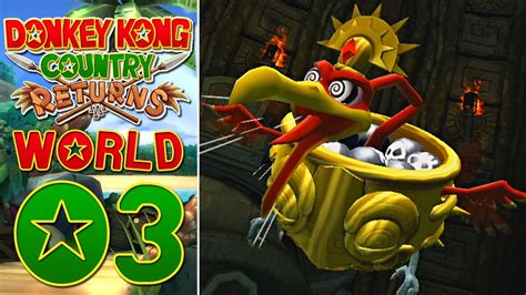 Donkey Kong Country Returns Wii 100 World 3 Part 3