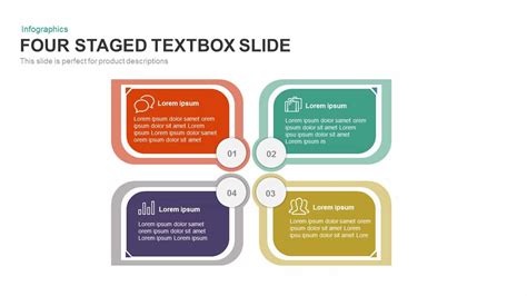 4 Staged Text Box Powerpoint Template And Keynote Slide Slidebazaar